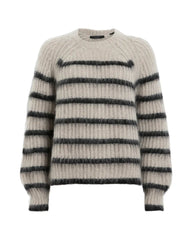 Riga Striped Wool Blend Sweater