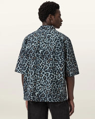 Silesia Short Sleeve Leopard Print Shirt