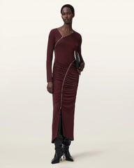 Elsie Zipper Maxi Dress