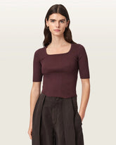 Cruz Hally Ribbed Knit Top