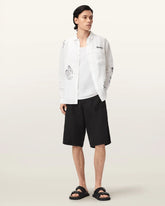 Echo Linen Blend Relaxed Fit Shorts