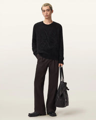 Chainy Embroidered Sweater