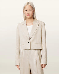 Helena Single Breasted Cropped Blazer