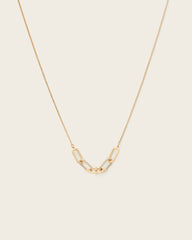 Laio Pave Link Necklace