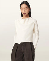 Skyler Long Sleeve Asymmetric Oversized Top