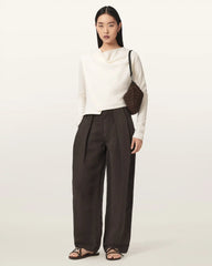 Skyler Long Sleeve Asymmetric Oversized Top