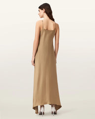 Leona V-Neck Maxi Slip Dress