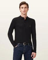 Mode Merino Long Sleeve Ramskull Polo Shirt