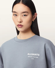 Dreamer Lila Oversized Cotton Sweatshirt