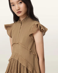 Cavarly Cotton Mini Dress