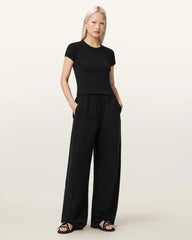 Jett Wide Leg Linen Blend Pants