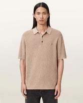 Aspen Waffle Texture Ramskull Polo Shirt