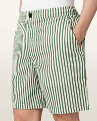Chopin Straight Fit Striped Shorts
