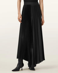Jax Pleated Midi Skirt