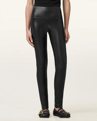 Cora High-Rise Faux Leggings