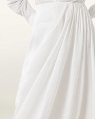 Nia Draped Midi Skirt