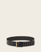 Lena Leather Studded Belt