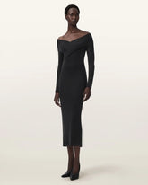 Delta Bodycon Jersey Midi Dress