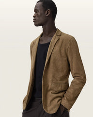 Monet Waxed Suede Blazer