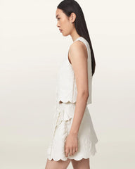 Mona Quilted Cropped Vest