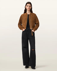 Orten Suede Bomber Jacket