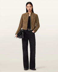 Sadler Slim Fit Suede Jacket