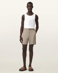 Keal Linen Blend Relaxed Fit Shorts