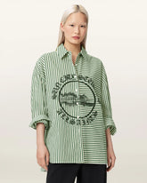 Adrianne Relaxed Fit Striped Shirt