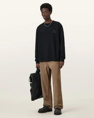 Waved Relaxed Fit Sweatshirt