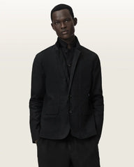 Leat Slim Fit Double Breasted Blazer
