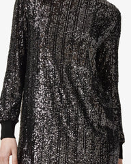Solstice Long Sleeve Sequin Mini Dress