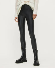 Cora Leather Look High-Rise Leggings