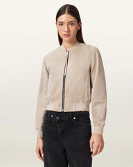 Orten Suede Bomber Jacket