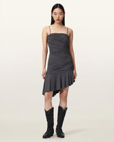 Sophia Asymmetric Mini Dress