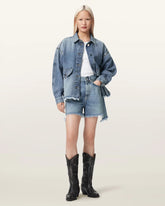 Frankie Studded Denim Shorts