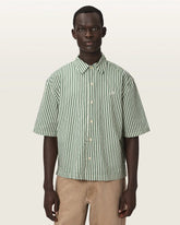 Chopin Boxy Short Sleeve Striped Shirt