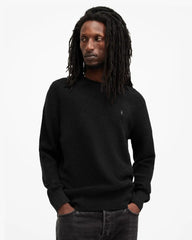 Aspen Waffle Texture Crew Neck Ramskull Sweater