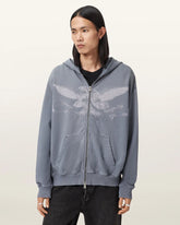 Aeterna Oversized Zip Up Hoodie