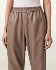 Jen Leather Sweatpants