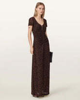 Gabby Slim Fit Mesh Maxi Dress