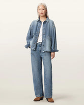 Sadie Barrel Leg Stud Denim Jeans