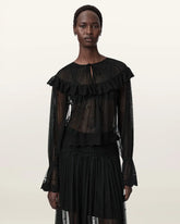 Trixie Lace Embroidered Top