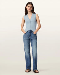 Cruz Ribbed Knitted Waistcoat