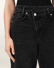 Aki Mid Rise Crossover Jeans