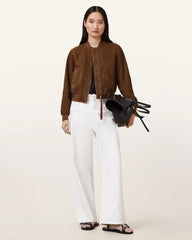 Orten Suede Bomber Jacket