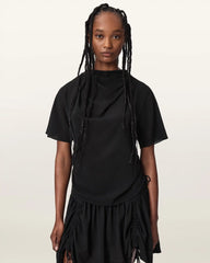 Leslie Half Sleeve Cowl Neck Top