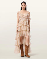 Sienna Ruffle Maxi Dress