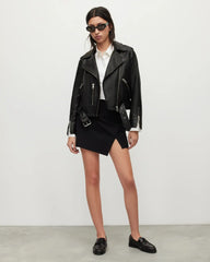 Balfern Leather Biker Jacket