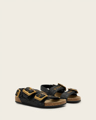 Staffa Raffia Buckle Sandals
