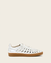 Velma Leather Woven Sneakers